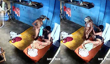 Village Tamil Wife Dress Changing CCTV Cam Video