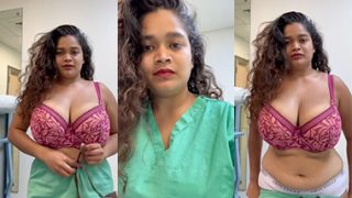 Bigboob Horny Indian Tanker Nurse Strip Teasing Nude Viral